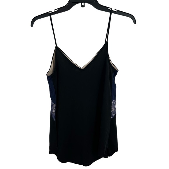 Express Blue Black Lace Detail Cami Size XS - Picture 3 of 5